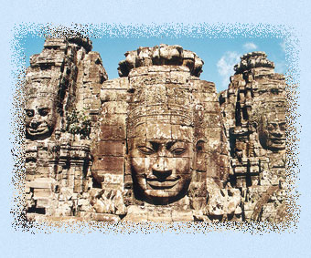 Der Bayon: eindrucksvolle Tempelanlage in Angkor