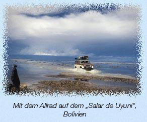 Bolivien: Mit dem Allrad auf dem "Salar de Uyuni"
